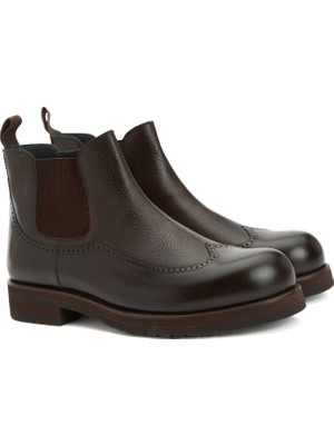 George Hogg Brown Men's Chelsea Leather Boots