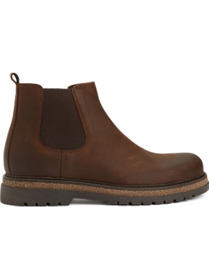 Divarese Dıvarese Brown Men's Leather Chelsea Boots
