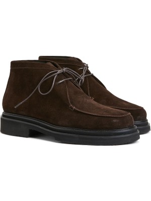 George Hogg Brown Suede Lace-Up Men's Boots