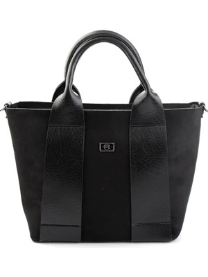 Bambi Black Suede Women's Handbag C06650267072