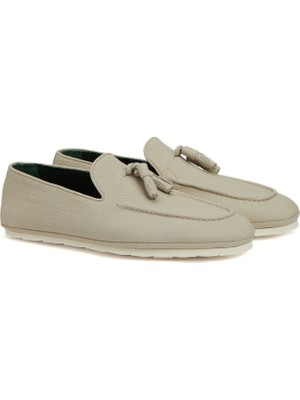 George Hogg Stone Men's Leather Loafers