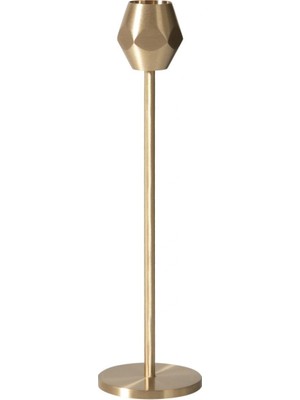 Mudo Home Hexa Brass Candle Holder Large Size 21 cm