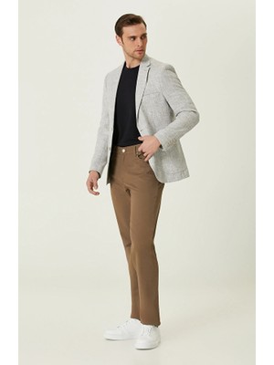 Network Mink Diagonal Casual Pants