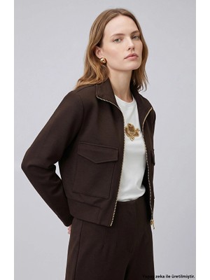Network Dark Brown Coat