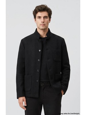 Network Black Wool Blazer