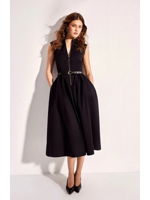 Network Black Dress