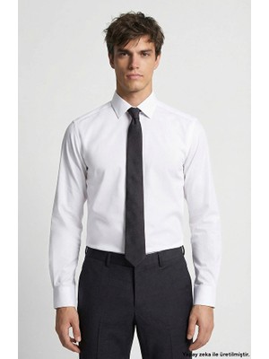 Network White Non-Iron Oxford Shirt
