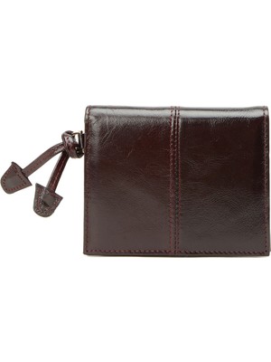 George Hogg Burgundy Women's Leather Wallet