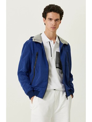 Network N-Tech Royal Blue Hooded Jacket