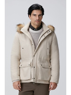 Network Stone Wool Cashmere Blend Casual Coat