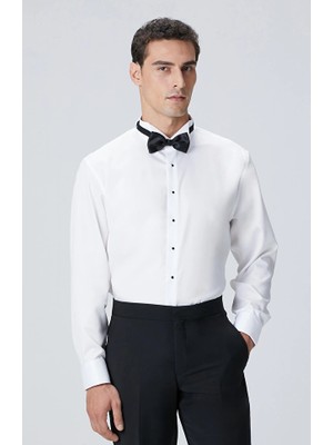 Network White Non-Iron Shirt