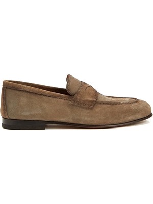 Network Brown Men's Leather Loafers