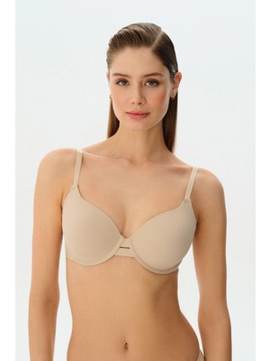 Suwen Skin Tone Cathy Balconette Unpadded Underwire Bra