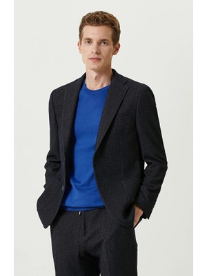 Network Navy Waffle Knit Jacket