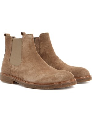 Divarese Dıvarese Mink Men's Chelsea Suede Leather Boots