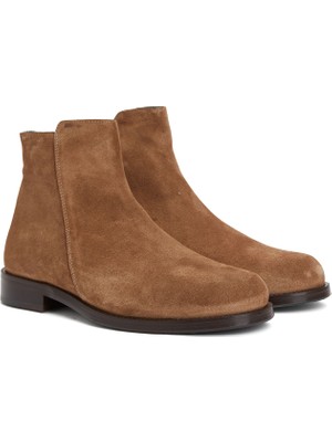 George Hogg Camel Suede Leather Boots