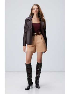 Network Camel Shorts