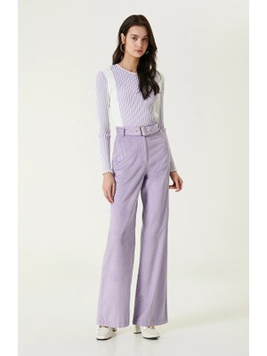 Network Lilac Velvet Trousers