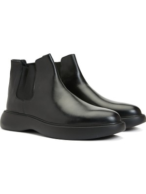 Divarese Dıvarese Black Men's Leather Boots