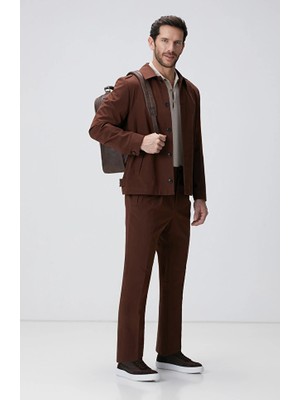 Network Cinnamon Trousers