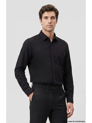 Network Navy Wool Blend Shirt