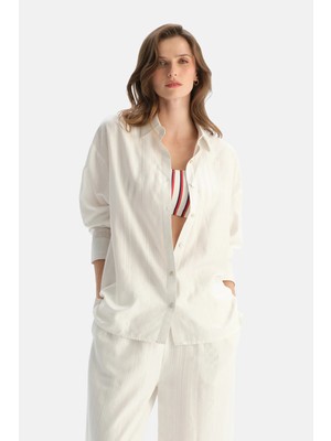 Dagi White Long Sleeve Shirt