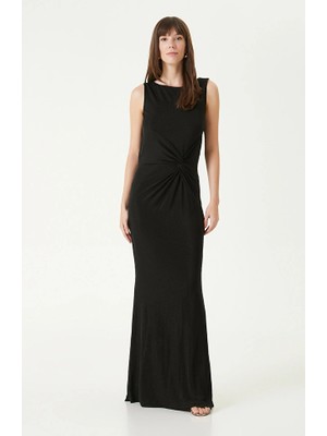 Network Black Maxi Evening Dress