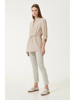 Network Light Grey Denim Casual Trousers
