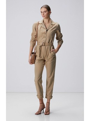 Network Beige Jumpsuit