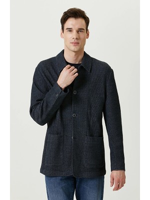 Network Indigo Knit Jacket