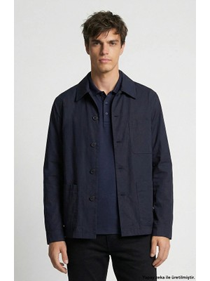 Network Navy Paper Touch Blazer