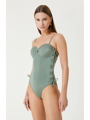 Network Khaki Swimsuit