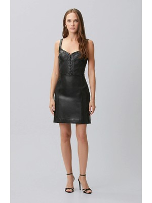 Network Black Limited Leather Dress