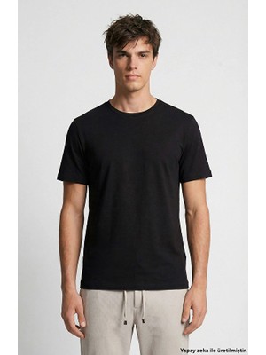 Network N-Tech Black Basic T-Shirt