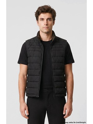 Network Black Puffer Vest
