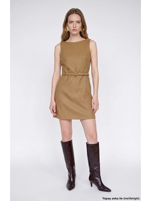 Network Camel Dress