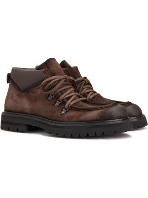Divarese Dıvarese Brown Men's Leather Boots