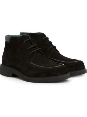 George Hogg Black Men's Suede Boots