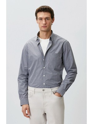Network Blue Gingham Shirt