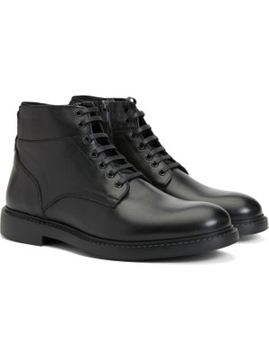 Divarese Dıvarese Black Men's Leather Boots