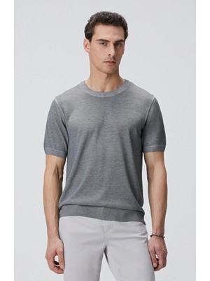 Network Anthracite Linen Blend Sweater