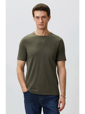 Network Khaki Basic T-Shirt