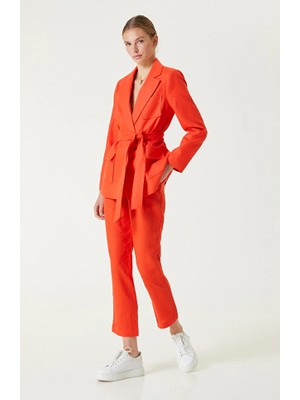Network Pomegranate Flower Trousers