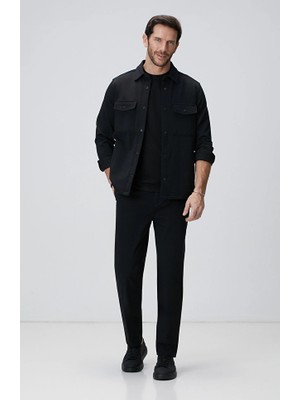 Network Black Chino Trousers