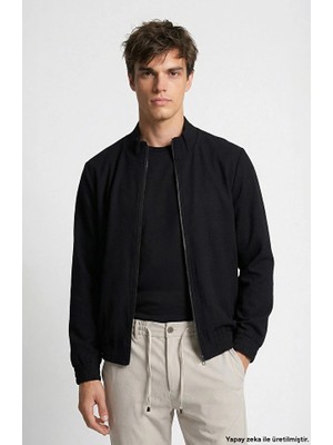 Network N-Tech Black Textured Jacket