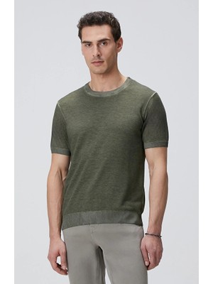 Network Khaki Linen Blend Sweater