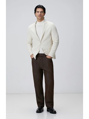 Network Brown Denim Pants