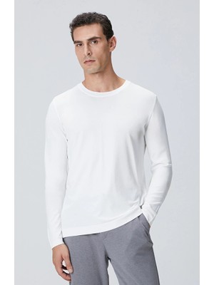 Network N-Tech Off-White Basic Knit Sweater