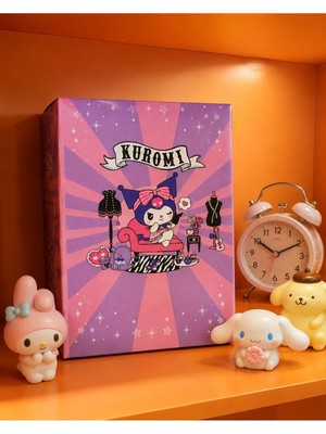 Tikon Jewelry Sanrio Kuromi Temalı Kitap Görünümlü Dekoratif Saklama Kutusu – Kawaii Pembe Tasarım, Takı ve Aksesuar Düzenleyici, Hediye