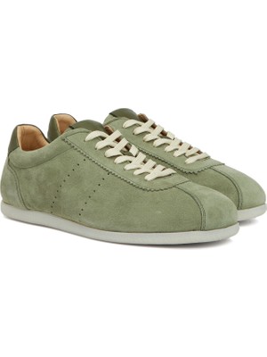 Divarese Dıvarese Green Men's Suede Sneakers